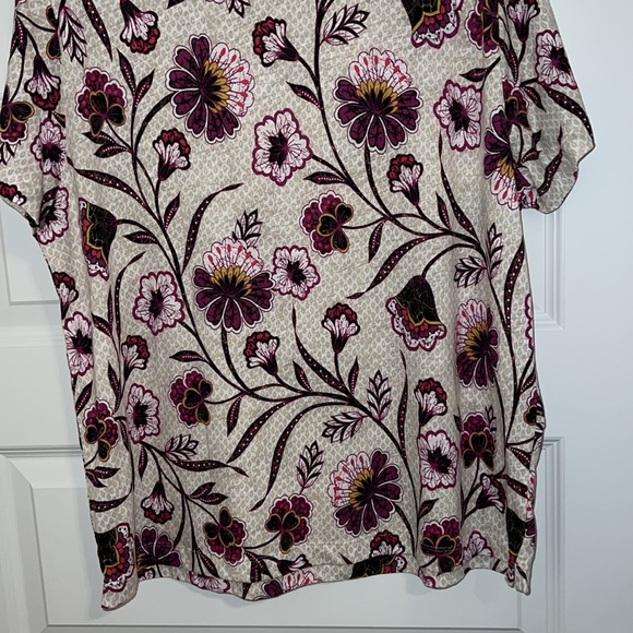 LOFT Botanical Everyday Crew Tee, Size XL, NWT - Picture 10 of 12